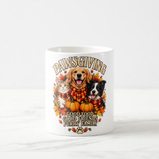 Caneca De Café Ação de Graças para Amantes de Animais de Estimaçã