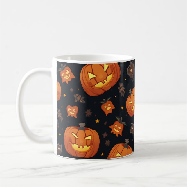 Caneca De Café Ação de Graças Pumpkin Mug (Esquerda)