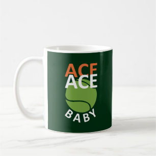 Caneca De Café Ace Ace Baby - Tênis Engraçado Quote