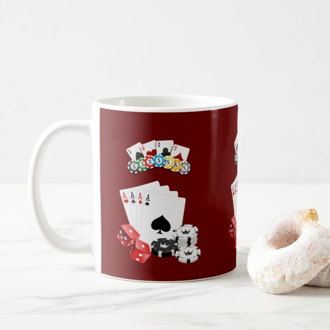 Caneca De Café Ace Card Mug (Com Donut)