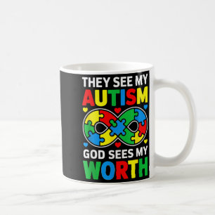 Caneca De Café Aceitação do autismo para homens mulheres crianças
