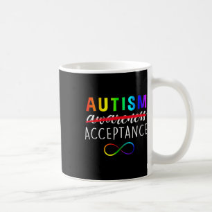 Caneca De Café Aceitação Não Consciência Vermelho Engraçado Em Ve