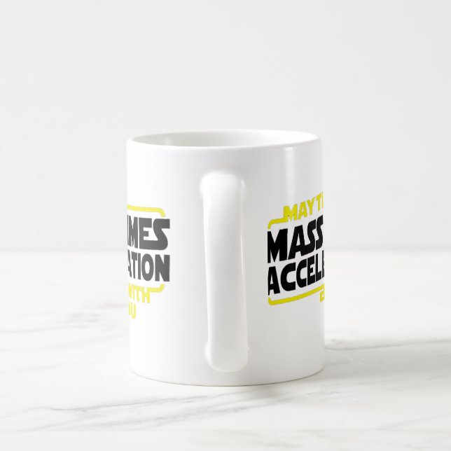 Caneca De Café Aceleração maciça das épocas (Alça)