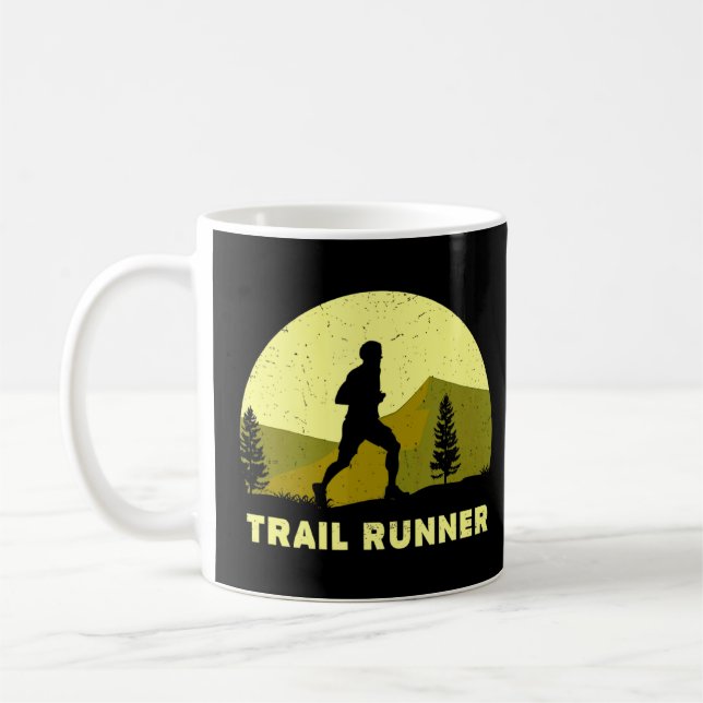 Caneca De Café Acerte A Execução De Trilha Ultra Em Execução (Esquerda)