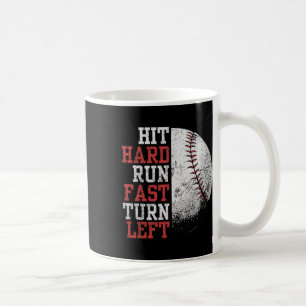 Caneca De Café Acerte Forte Corra Rápido Vire à Esquerda Engraçad