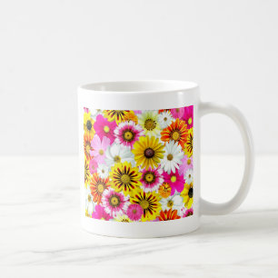 Caneca De Café Acessórios impressionantes de padrão de flores ama