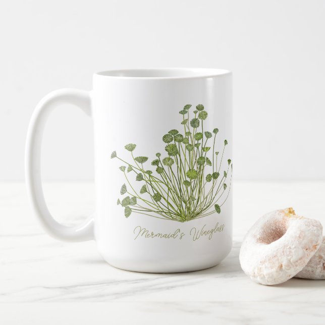 Caneca De Café Acetabularia Seaweed Art Mug (Com Donut)