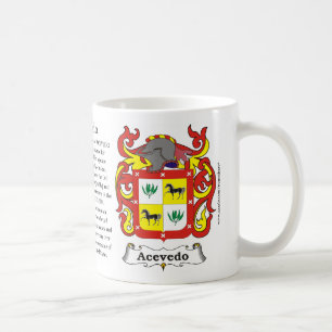 Caneca De Café Acevedo, a história, o significado e a crista