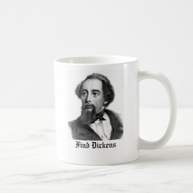 Caneca De Café Achado Charles Dickens (Direita)