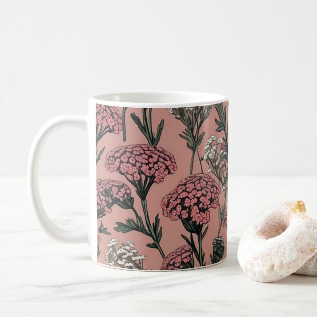Caneca De Café Achillea Desert Eve Deep Rosa (Com Donut)