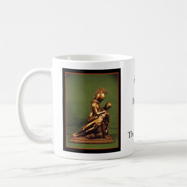 Caneca De Café Achilles e Patroclus - pelo Kuriologist (Esquerda)