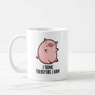 Caneca De Café Acho Que, Por Isso, Eu Sou Engraçado Pig Pun