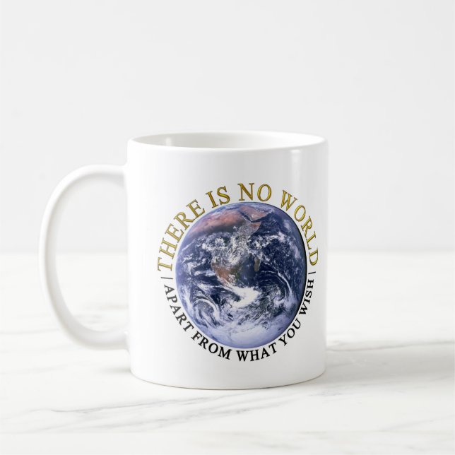 Caneca De Café ACIM No World Mug (Esquerda)