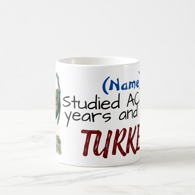 Caneca De Café ACIM Turquia Mug Personalizado (Centro)