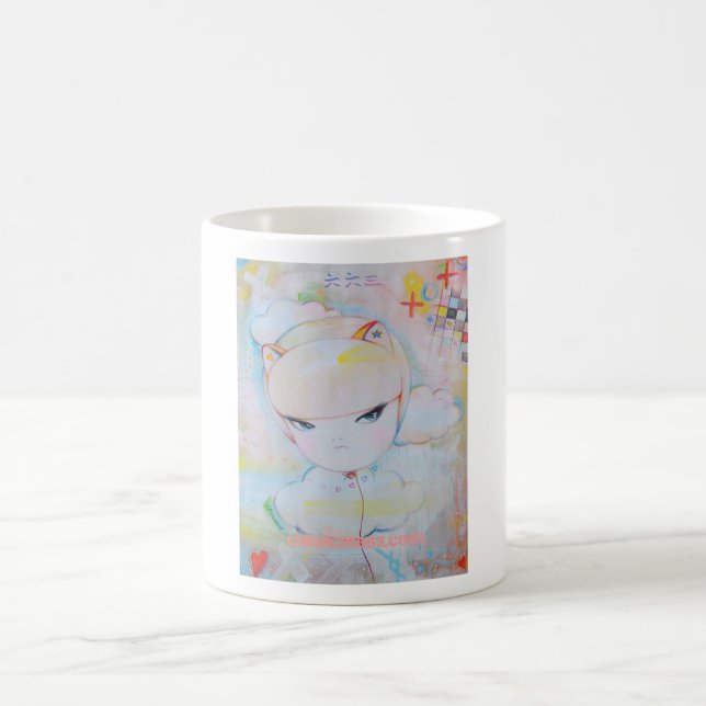 Caneca De Café Acima de, acima de e afastado, envie sua mente ao (Centro)