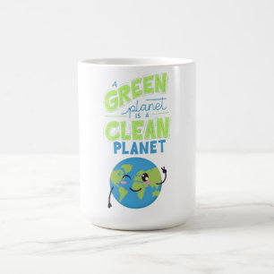 Caneca De Café Acionado pelo Verde: prospere com a Natureza"