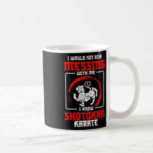 Caneca De Café Acionador de Shotokan não arrisque entrar em erro
