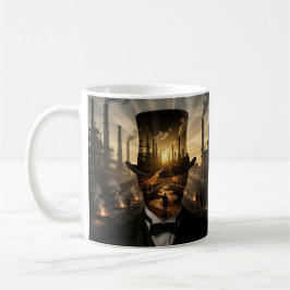 Caneca De Café Aço & Pôr do Sol Explorando a Fronteira Industrial