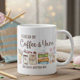 Caneca De Café Aconchegante Personalizado Alimentado por Café e A