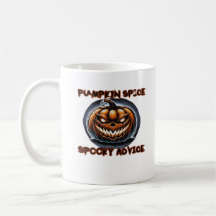 Caneca De Café Aconselhamento Spooky da Pumpkin - Presente do Dia