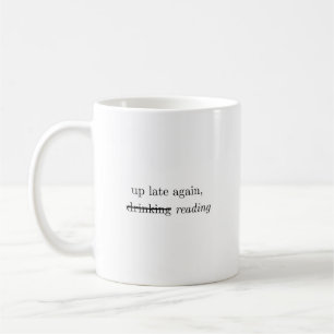 Caneca De Café Acordado Novamente Humor de Leitura de Álcool Ca