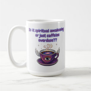 Caneca De Café Acordado ou Apenas Cafeinado? Gráfico Espiritual E