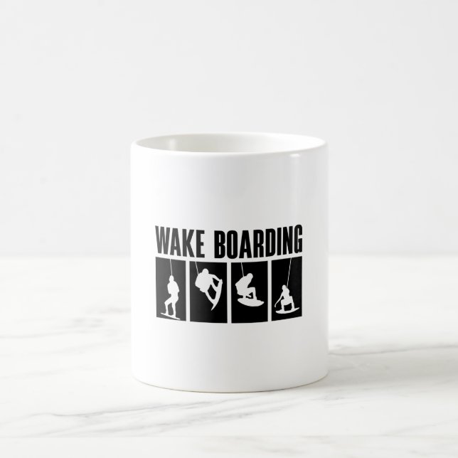 Caneca De Café Acordar de Wakeboarder Wakeboard (Centro)