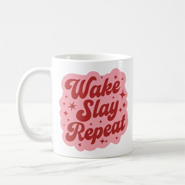 Caneca De Café Acordar matar repetir (Esquerda)