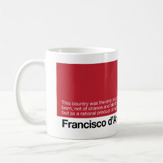 Caneca De Café Acorde o d'Anconia 1 do atlas de mundo