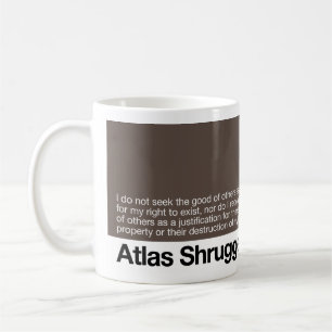 Caneca De Café Acorde o mundo/Galt Shrugged/atlas 1