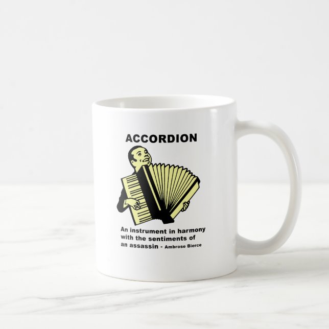 Caneca De Café Acordeão (definido humorously) (Direita)
