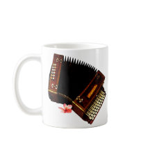 Acordeão e Plumeria - Instrumento Musical