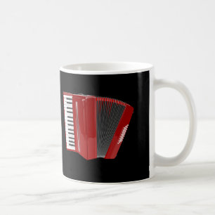 Caneca De Café Acordeão: o acordeão vermelho
