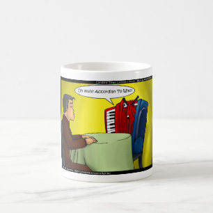 Caneca De Café Acordeão Para Quem Presentes Divertidos Camisetas