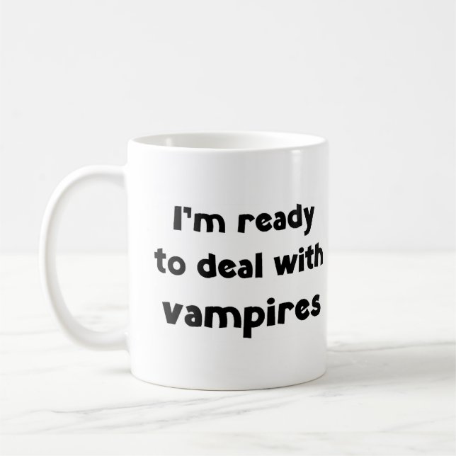 Caneca De Café acordo de vampiro com (Esquerda)
