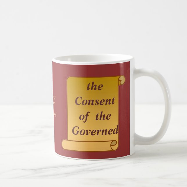 Caneca De Café Acordo do governado (Direita)