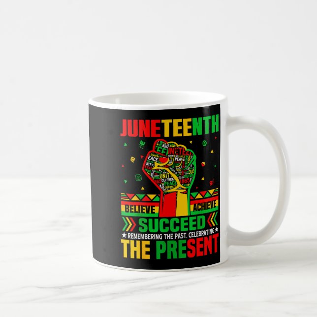 Caneca De Café Acredite alcançar suceder honrando o passado (Direita)