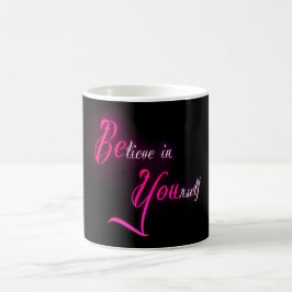 Caneca De Café Acredite em o senhor mesmo - seja você citações