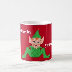 Caneca De Café Acredite em seu Elf Holiday Hot Cocoa Mug