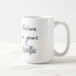 Caneca De Café Acredite em seus nailfies