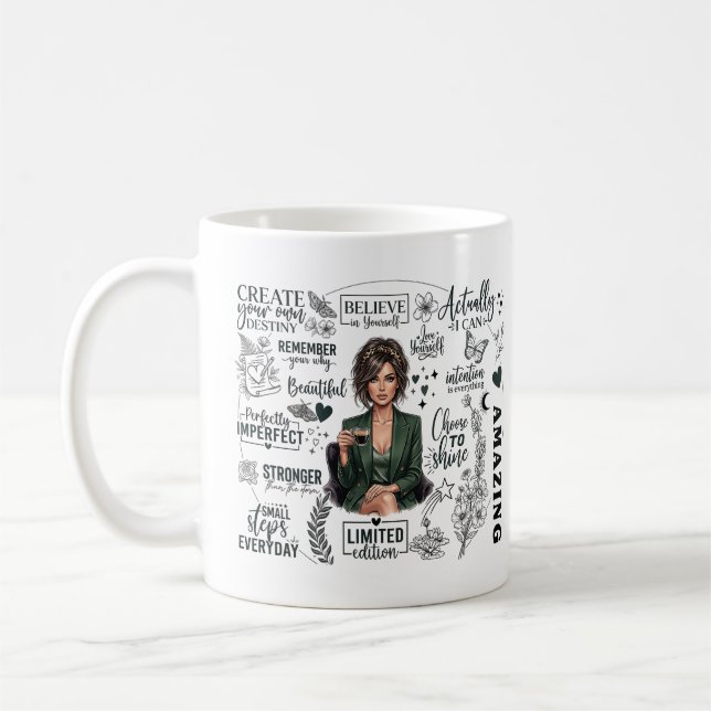Caneca De Café Acredite em Si Mesmo (Esquerda)