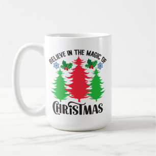 Caneca De Café Acredite Na Magia Do Natal-82309