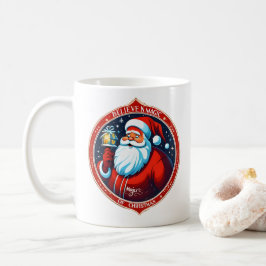 Caneca De Café Acredite na Mágica do Natal Festivo
