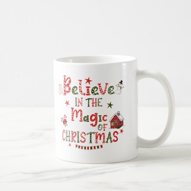 Caneca De Café Acredite no Natal (Direita)