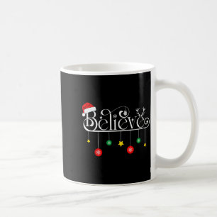 Caneca De Café Acredite no Natal Papai Noel Rena Cana de Açúcar