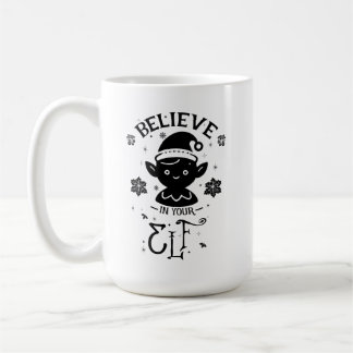 Caneca De Café Acredite no seu Elf
