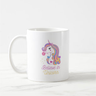 Caneca De Café Acredite No Unicórnio Mágico