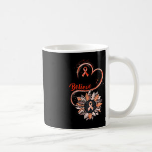 Caneca De Café Acreditem na Consciência CRPS Fita Laranja Girasso