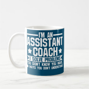 Caneca De Café Acreditem que sou assistente do jogo do treinador 
