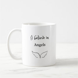 Caneca De Café Acredito em Angels Mug